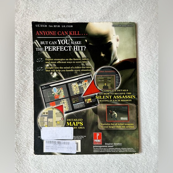 Hitman: Contracts Prima Official Strategy Guide Sony PS2 Xbox PC Eidos - Picture 2 of 4